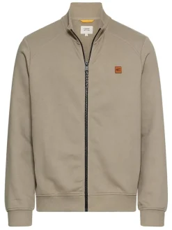 Sweatjacke in Beige