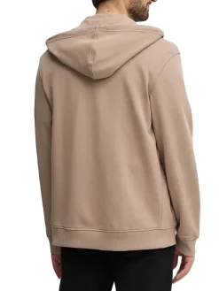 Sweatjacke in Beige