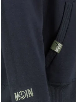 Sweatjacke in Dunkelblau