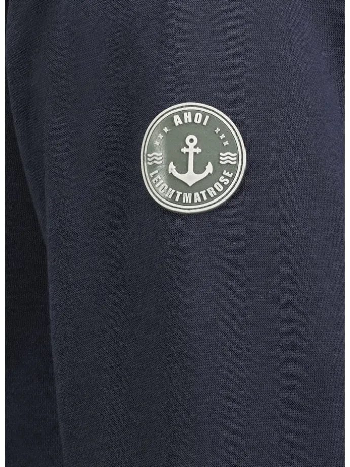 Sweatjacke in Dunkelblau
