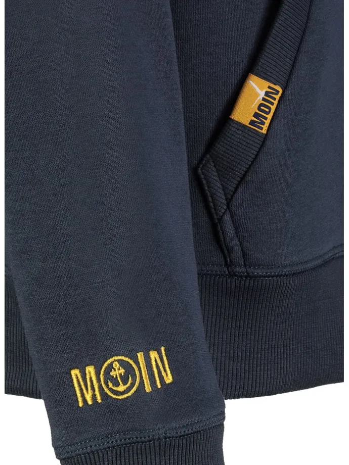 Sweatjacke in Dunkelblau