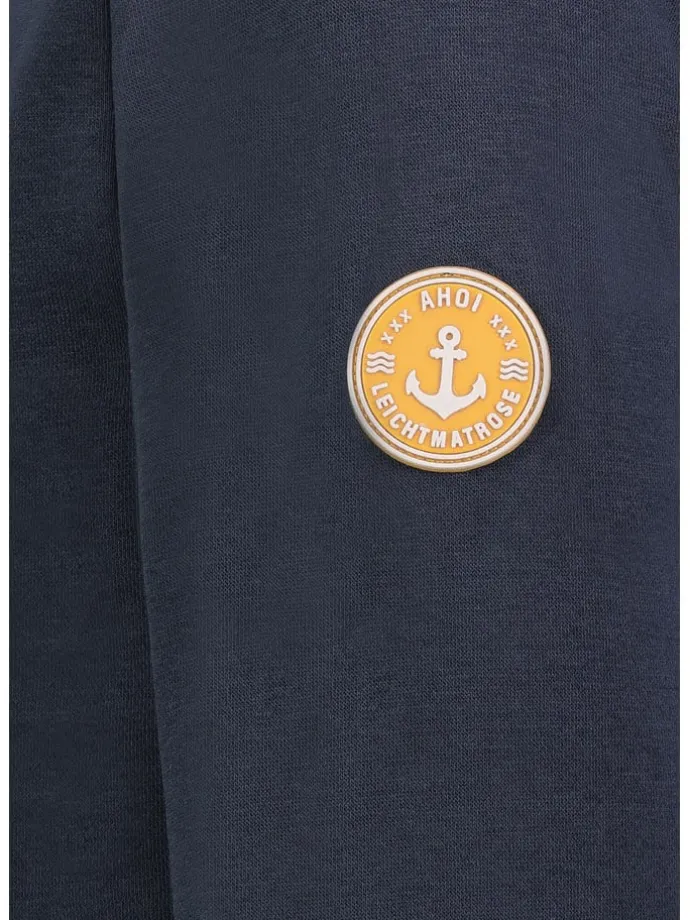 Sweatjacke in Dunkelblau