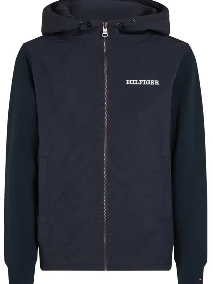 Sweatjacke in Dunkelblau