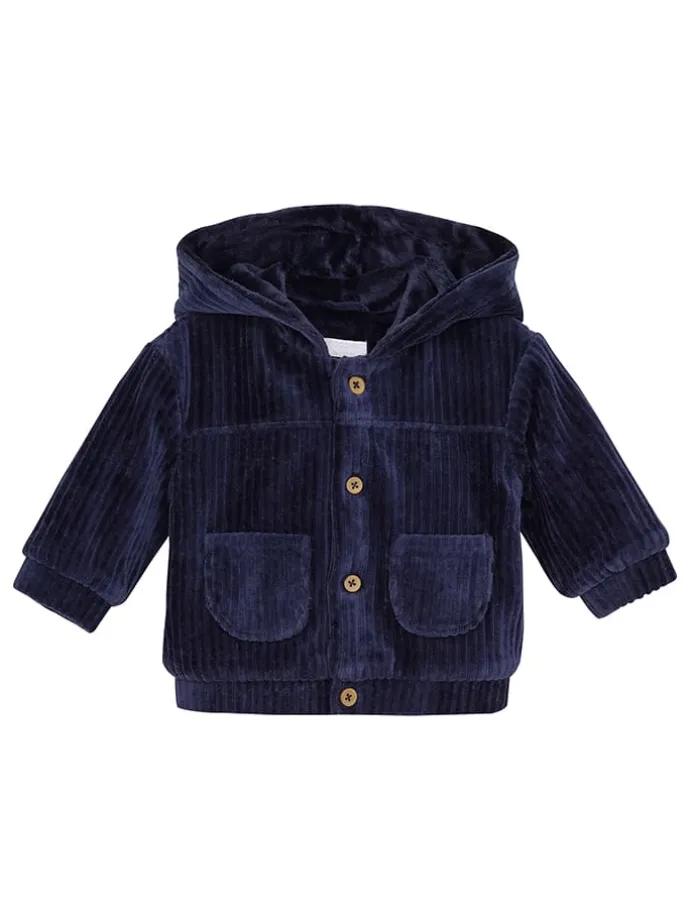 Sweatjacke in Dunkelblau