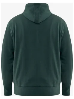 Sweatjacke in Dunkelgrün