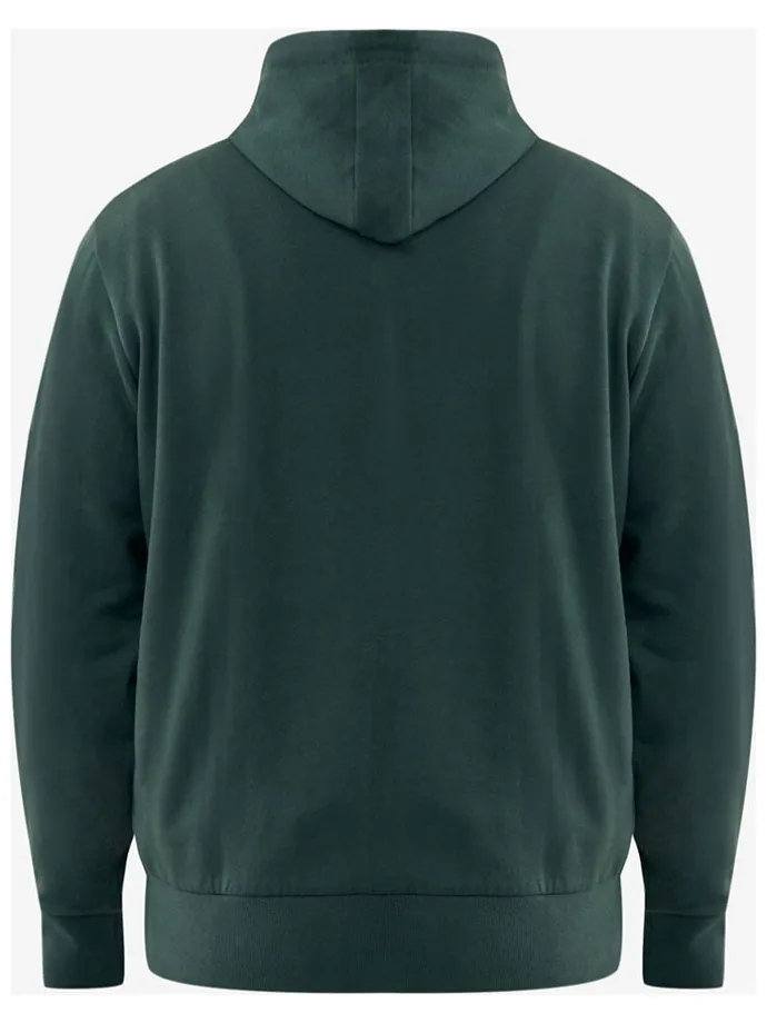Sweatjacke in Dunkelgrün