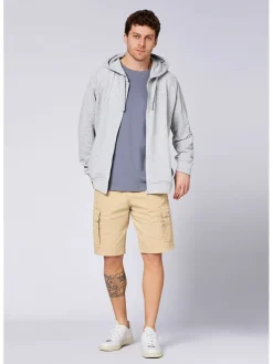 Sweatjacke in Grau