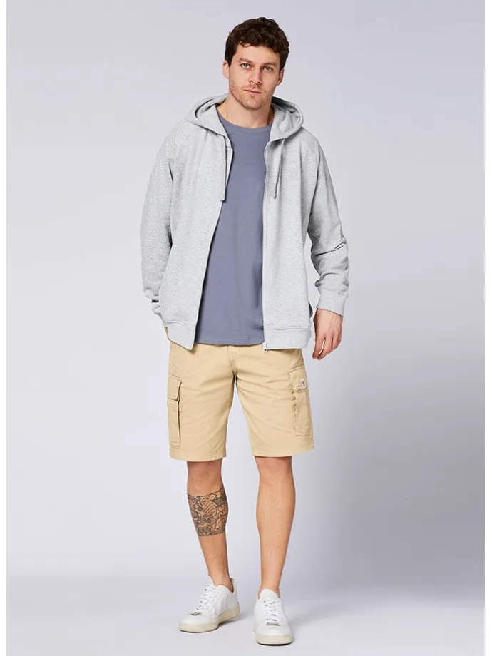 Sweatjacke in Grau