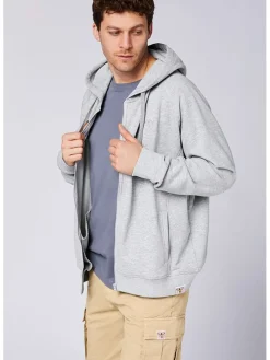 Sweatjacke in Grau