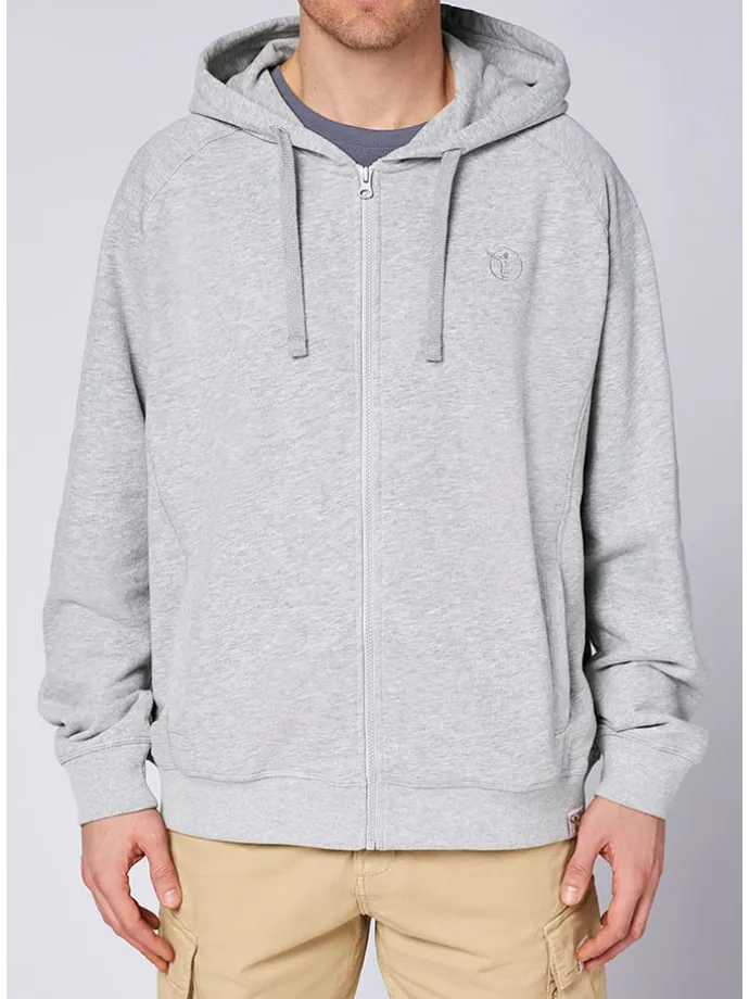 Sweatjacke in Grau