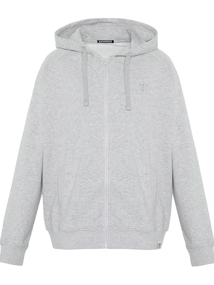 Sweatjacke in Grau