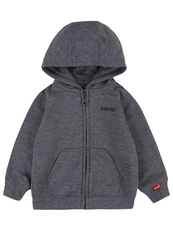 Sweatjacke in Grau