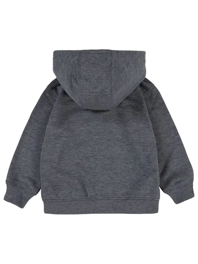 Sweatjacke in Grau