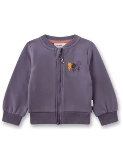 Sweatjacke in Lila