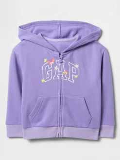 Sweatjacke in Lila