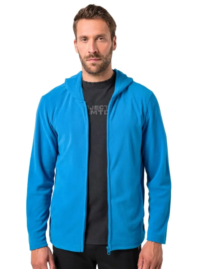 Sweatjacke in mittelblau