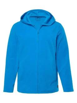 Sweatjacke in mittelblau