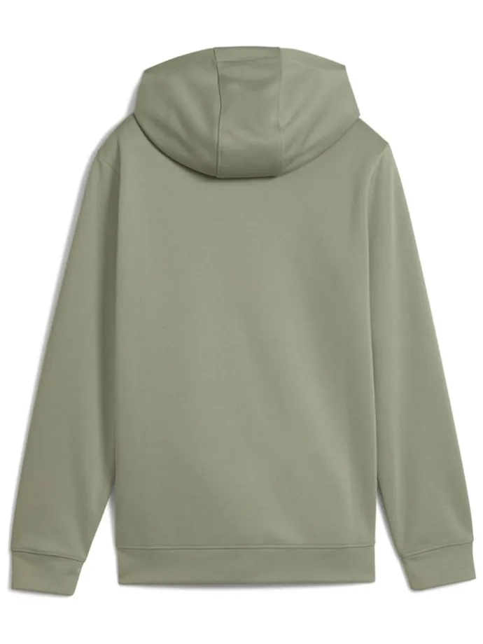 Sweatjacke in Oliv