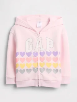 Sweatjacke in Rosa