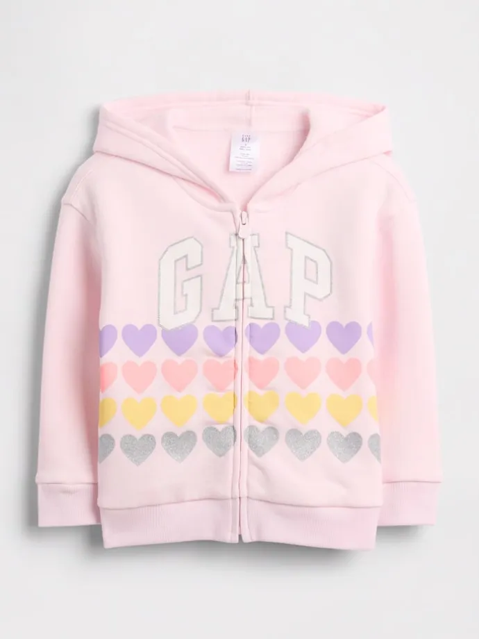Sweatjacke in Rosa