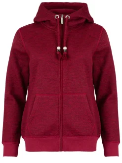 Sweatjacke in Rot