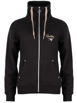 Sweatjacke in Schwarz