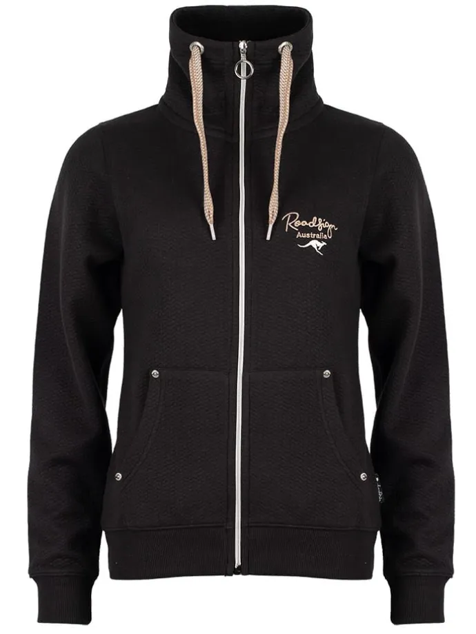 Sweatjacke in Schwarz