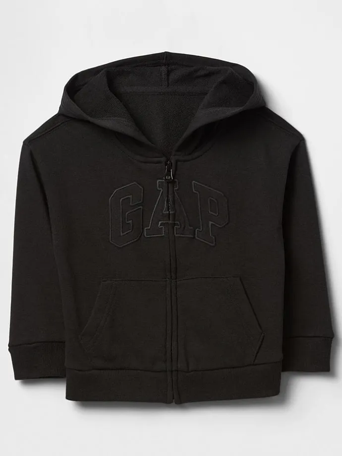Sweatjacke in Schwarz