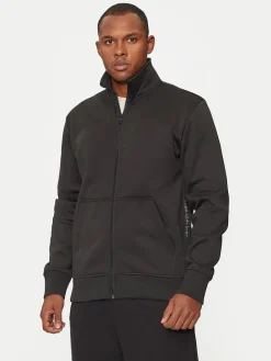 Sweatjacke in Schwarz