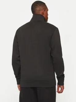 Sweatjacke in Schwarz