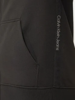 Sweatjacke in Schwarz
