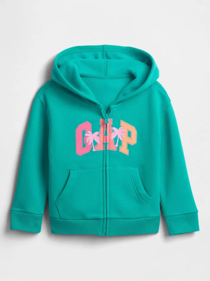 Sweatjacke in Türkis
