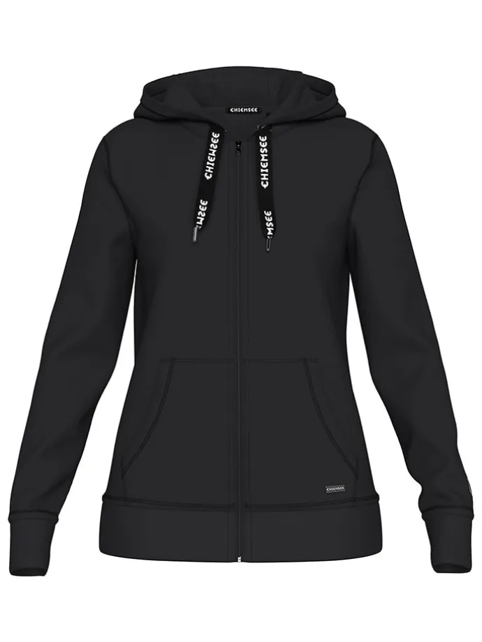 Sweatjacke "Nusa" in Schwarz
