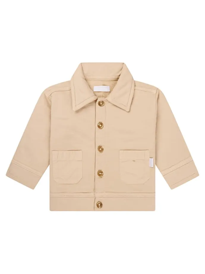 Sweatjacke "Oakleaf" in Beige