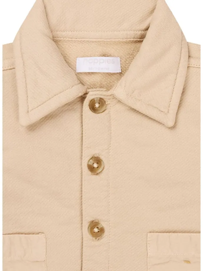 Sweatjacke "Oakleaf" in Beige