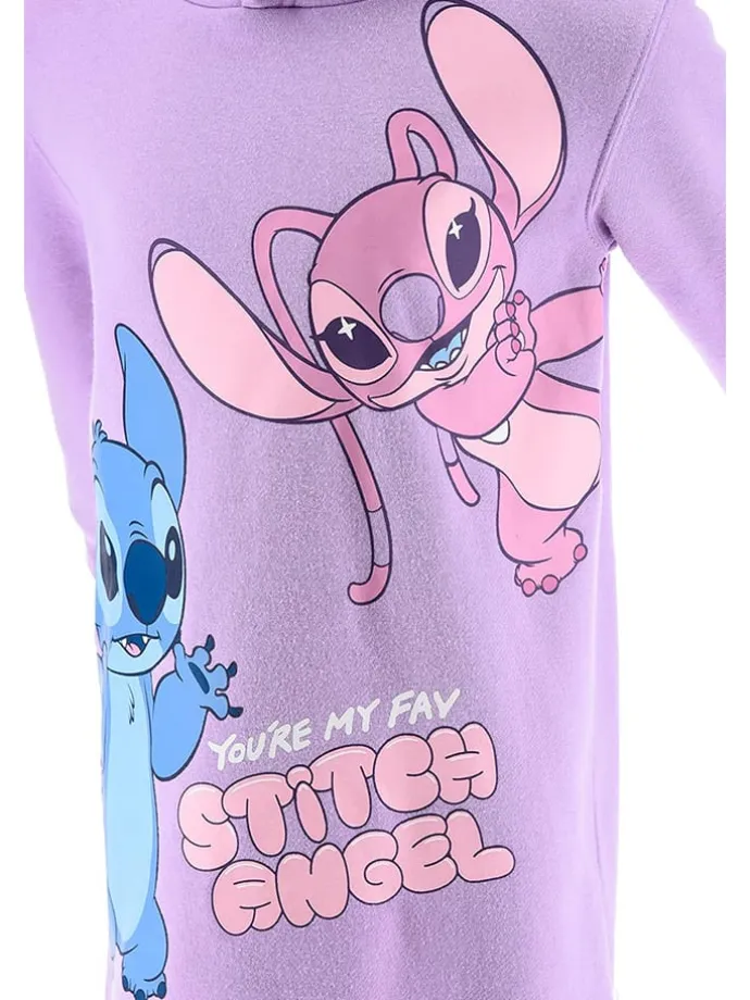 Sweatkleid "Lilo & Stitch" in Lila