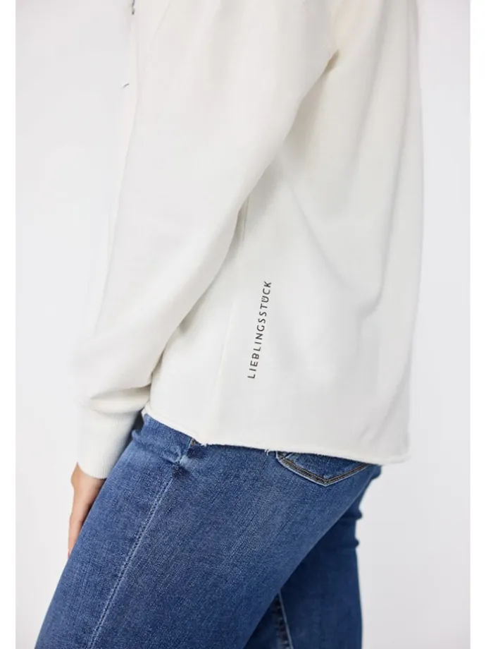 Sweatshirt "Cyrene" in Weiß