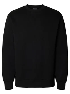 Sweatshirt "Dan" in Schwarz