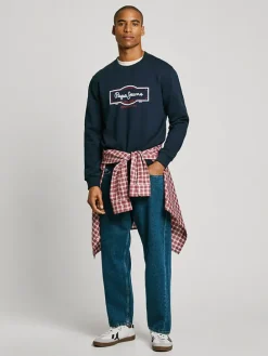 Sweatshirt "Daxton" in Dunkelblau