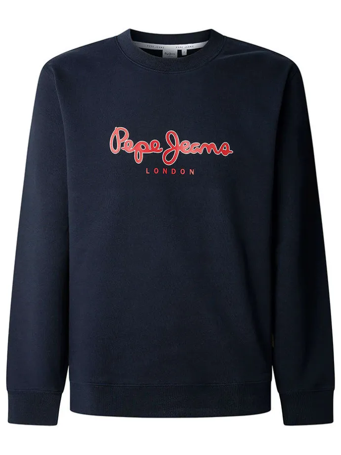 Sweatshirt "Duke" in Dunkelblau