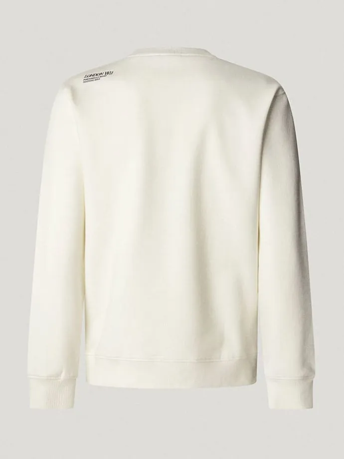 Sweatshirt "Dylan" in Creme