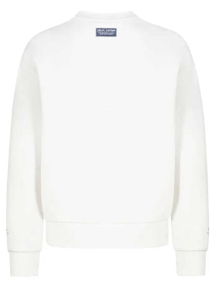Sweatshirt "Elsa" in Weiß