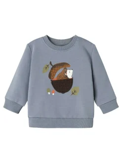 Sweatshirt "Fun" in Hellblau