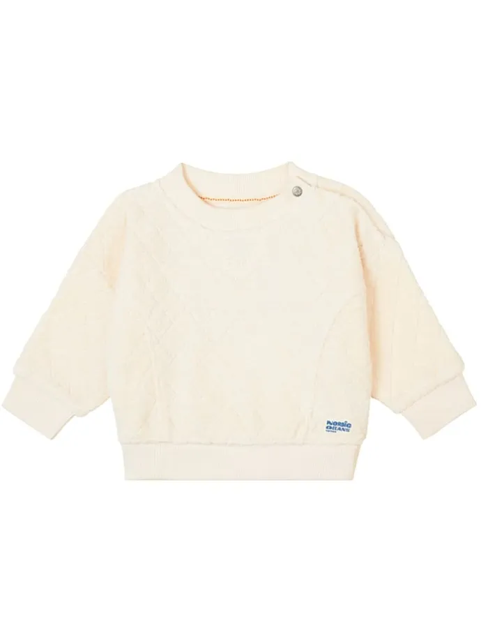 Sweatshirt "Gata" in Creme