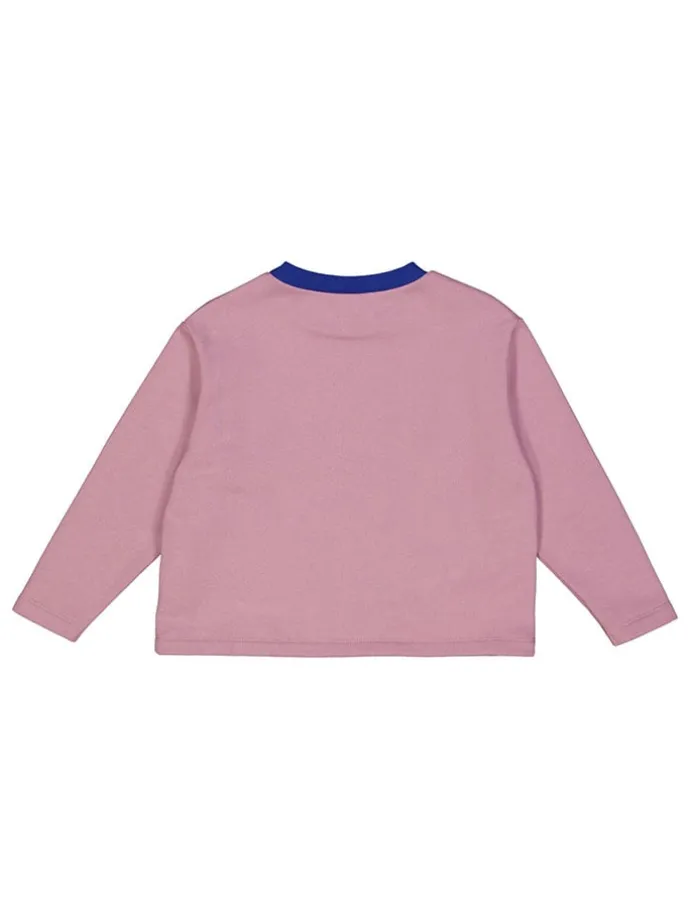 Sweatshirt "Heart" in Rosa