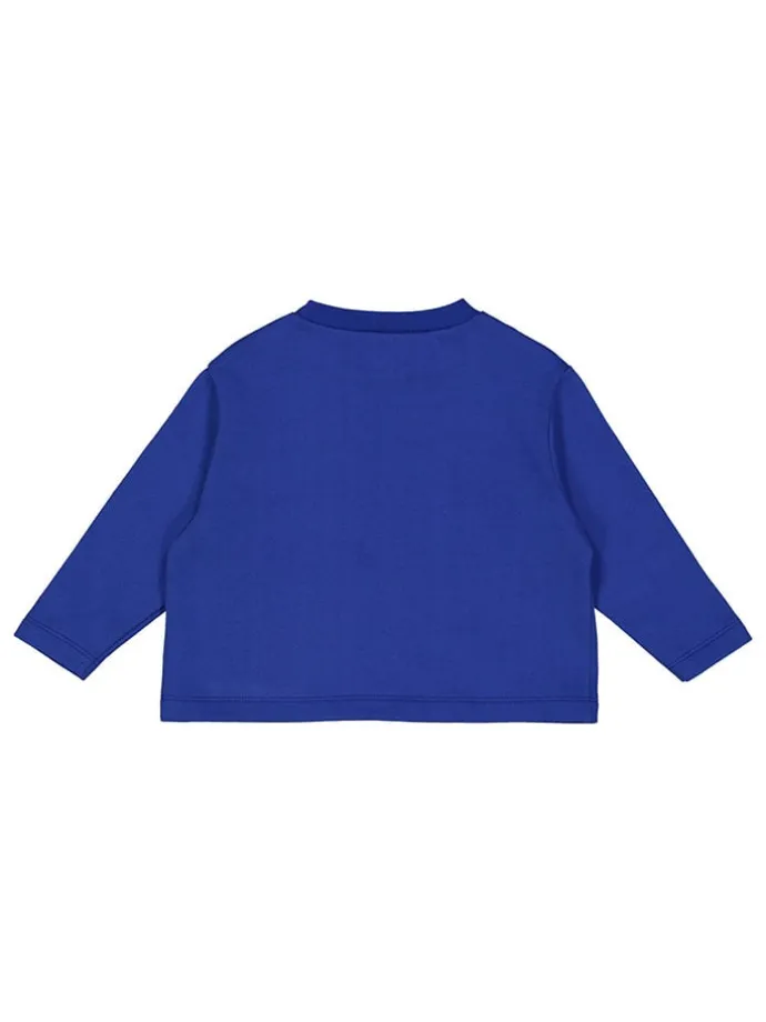Sweatshirt "Hello cat" in Blau