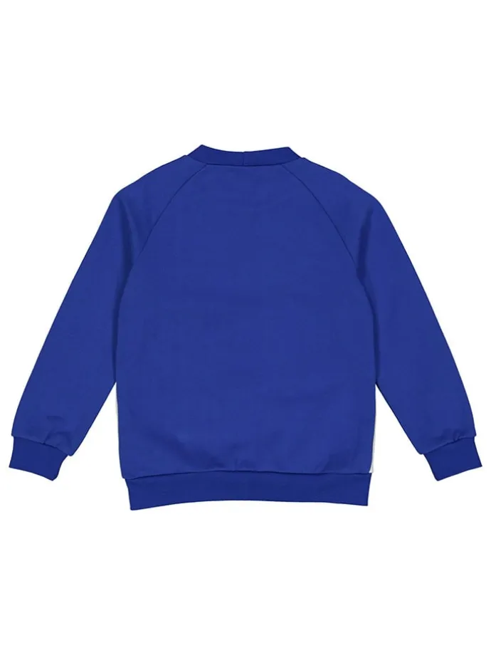Sweatshirt "Ice hockey" in Blau/ Weiß