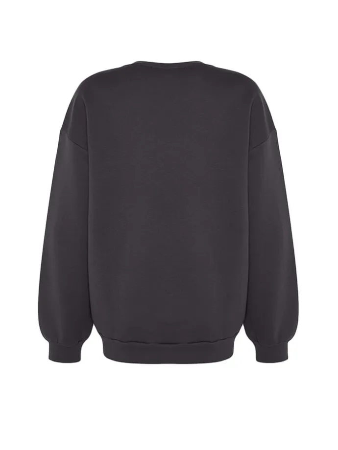 Sweatshirt in Anthrazit