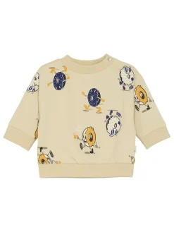 Sweatshirt in Beige