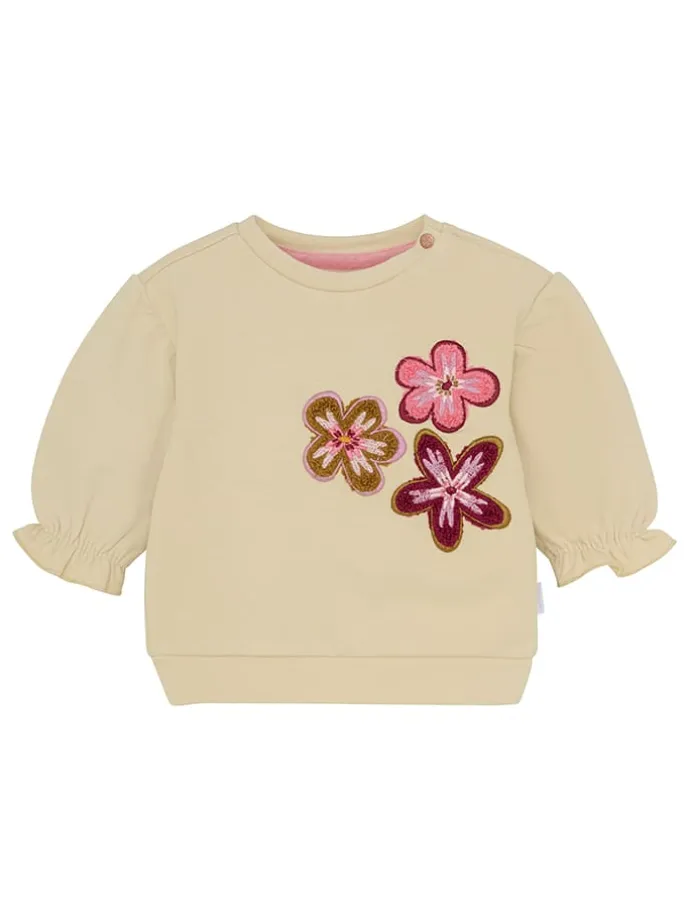 Sweatshirt in Beige